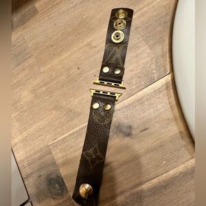 Luxury Brown Leather Watch Strap